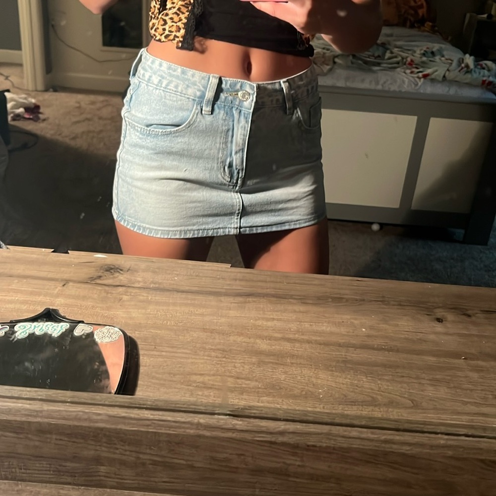 Blue Jean mini skirt